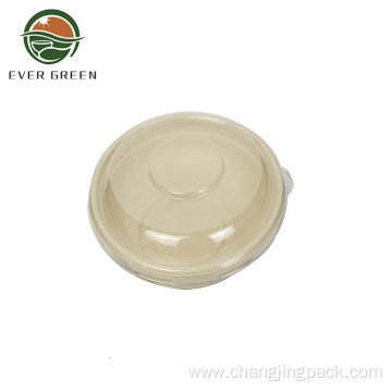 Natural Pulp Biodegradable Container 24oz Round